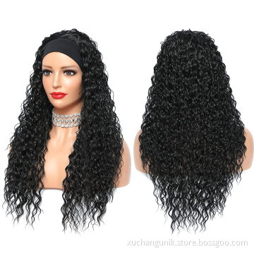Free Head Band Hair Wigs,Kinky Straight Brazilian Headband Wig 100% Human Hair Wigs,Human Hair Headband Wigs For Black Women